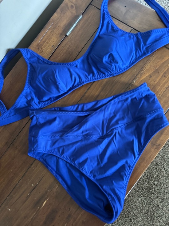Fabletics Other - Fabletics Vibrant Blue Two-Piece high rise Bikini Set Medium
